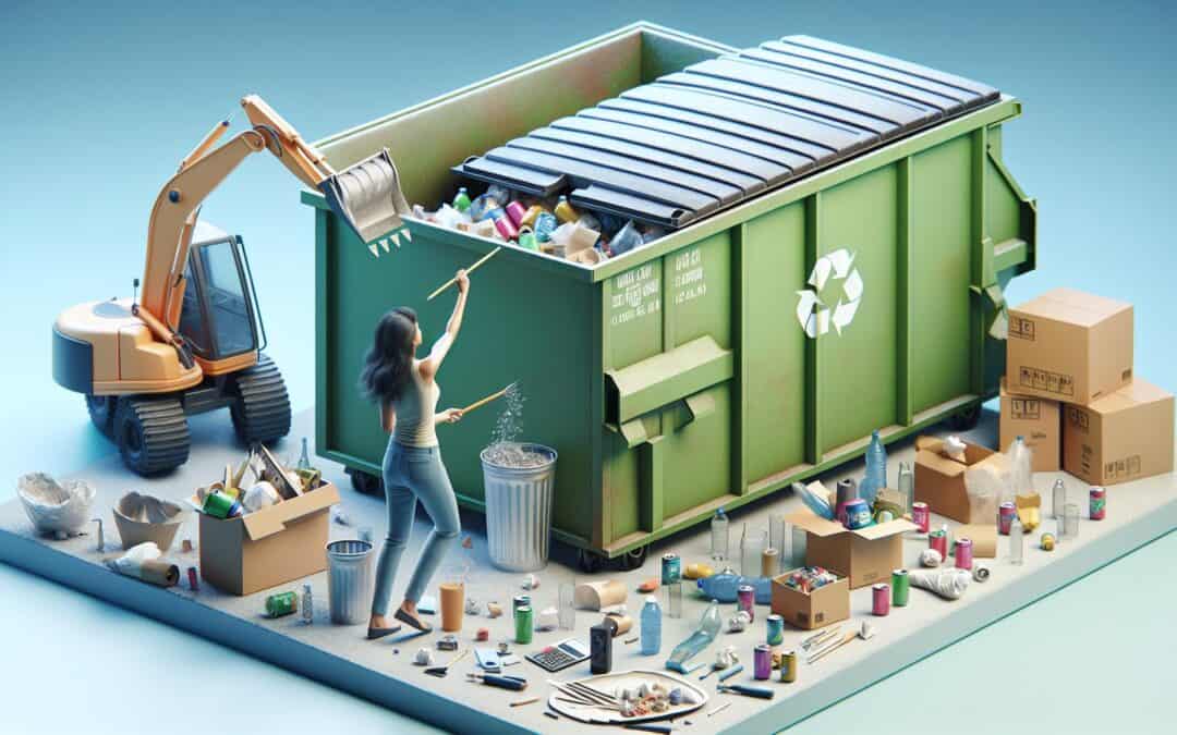 Efficient Material Sorting and Disposal with 20-Yard Dumpsters