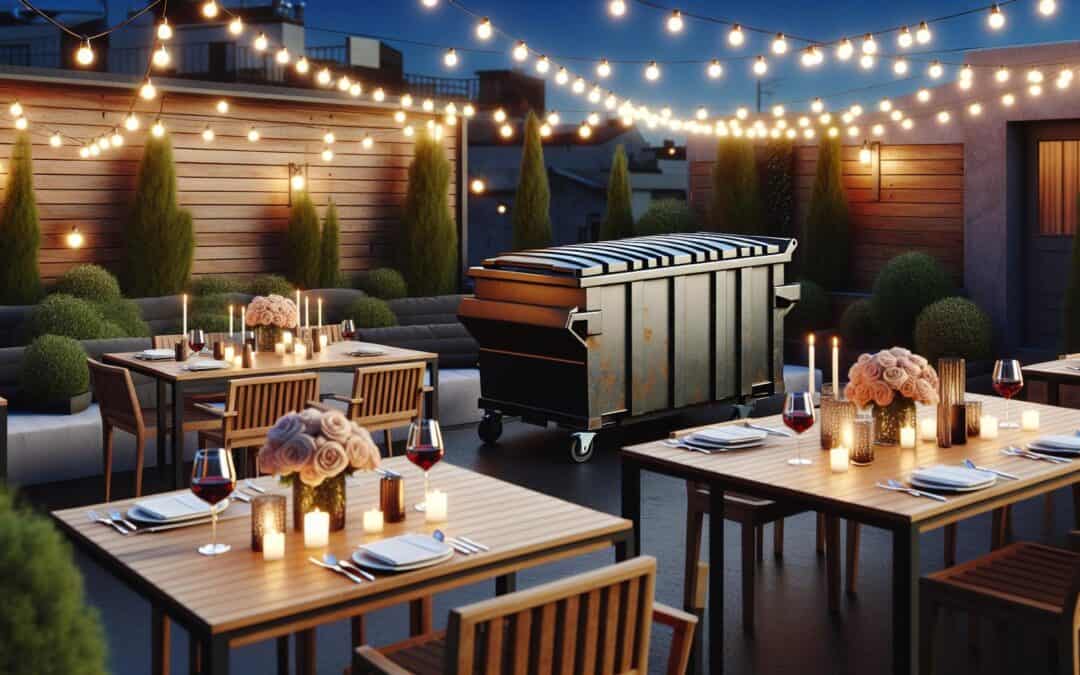 Transforming Romantic Dining with Ultimate Dumpsters: A Stylish Touch for Ambiance