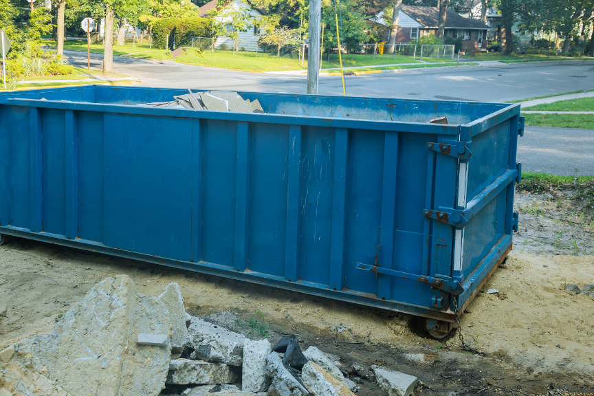 can you put paint cans in a dumpster in new bedford