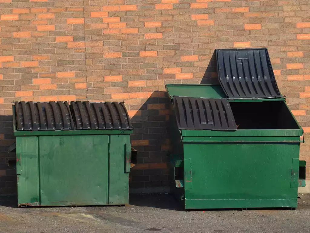can you put paint cans in a dumpster in new bedford