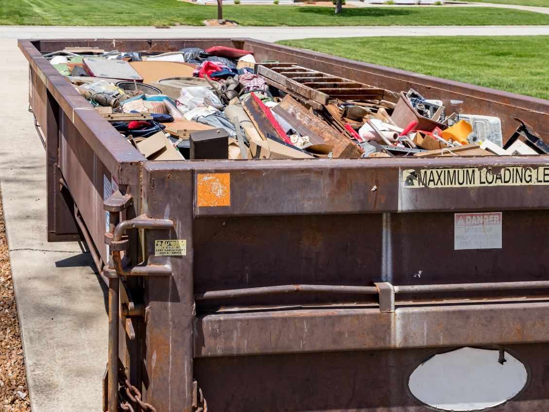 how are dumpsters emptied in stockton